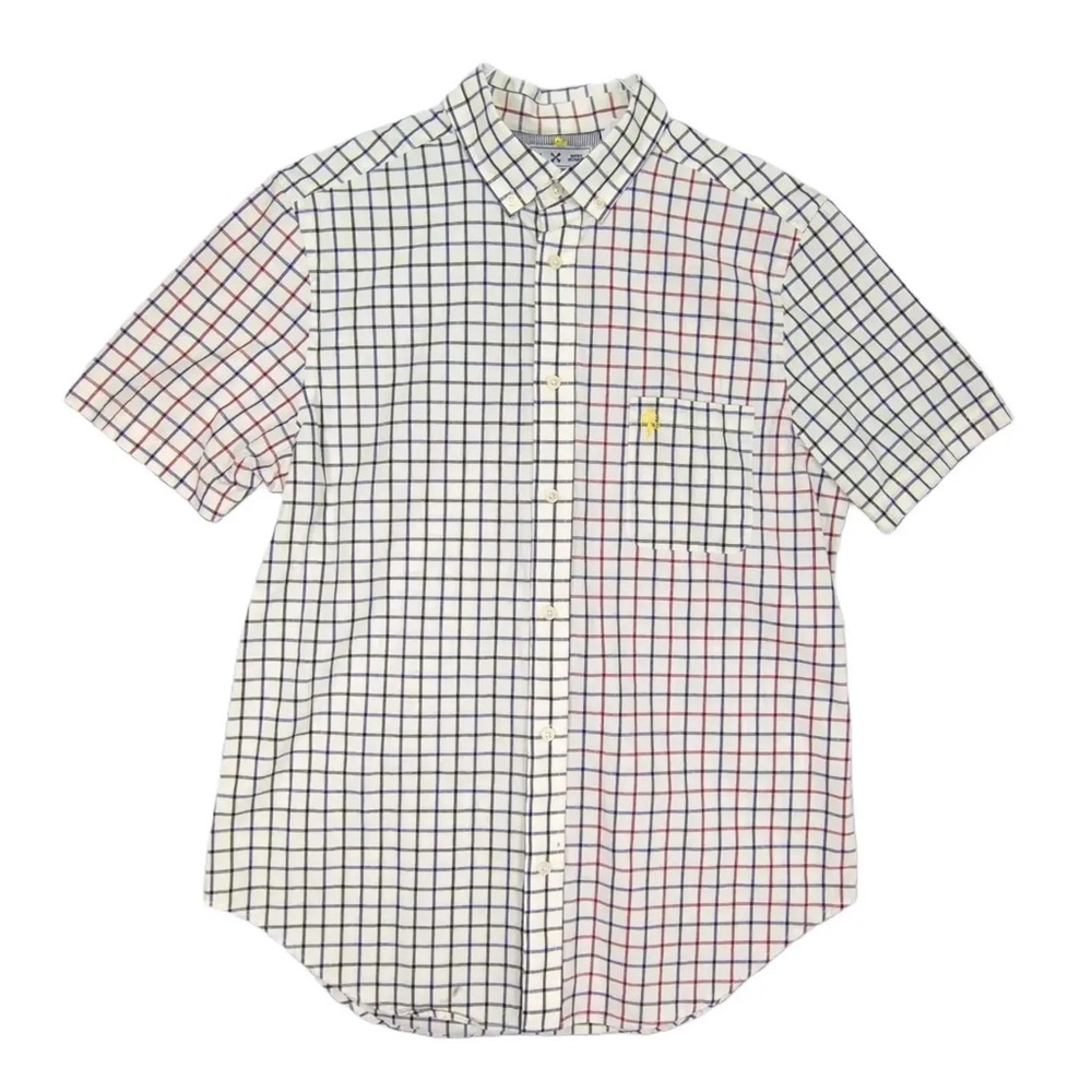 Mark McNairy x Five Four Split Grid Short Sleeve Shirt – Size M